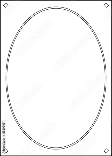 vintage border frame outline classic luxury style design 