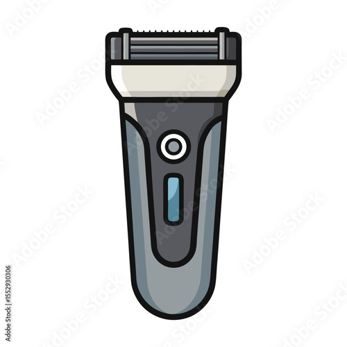 Flat electric shaver icon vector illustration design