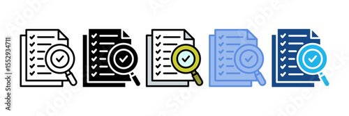 Evaluation Icon Element For Design