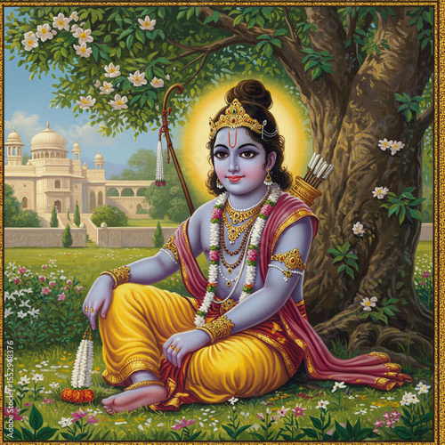 Serene Lord Rama Underneath...