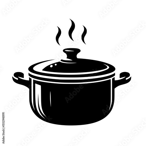 cooking pot vector illustration