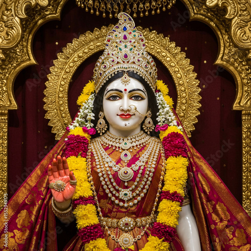 Divine Hindu Goddess Lakshm...