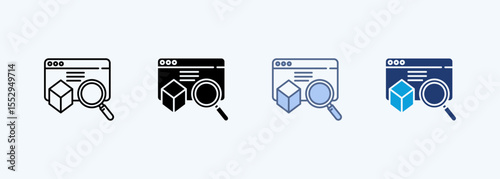 Object Recognition Multiple Style Icon