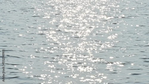Sunlight reflecting on water. The ripple and pattern of nature.