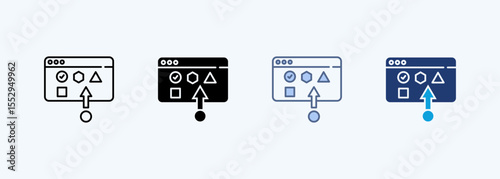 Template Matching Multiple Style Icon