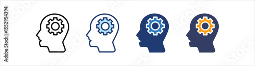 Learn Icon  Set Multiple Style Collection