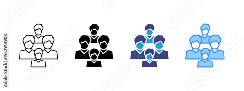 Group Multipel Icon Set.