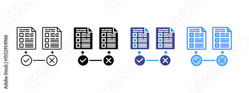 Comparison Multipel Icon Set.