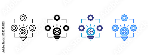 Implementation Multipel Icon Set.