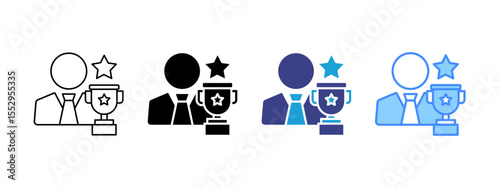 Achievement Multipel Icon Set.