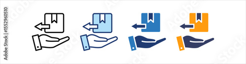 Supply Icon Set Multiple Style Collection