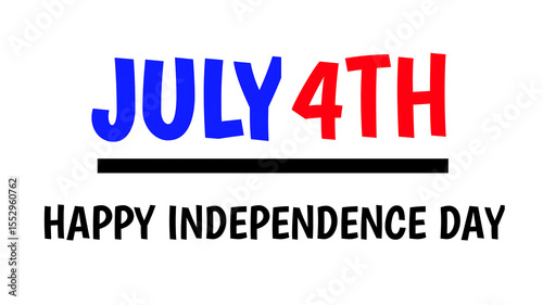 July 4th independence day background happy independence day banner for social media, advertisement, and promotion 