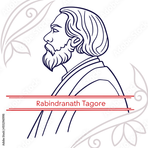 minimalist-line-art-of-tagore-with-bengali-poetry-.eps