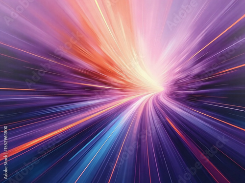 Abstract Light Speed Tunnel