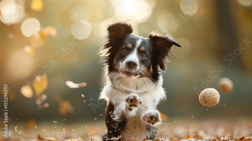 A Border Collie leaps to catch a frisbee in mid-air.