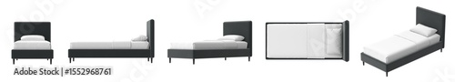 Different bed angles and positions illustration 