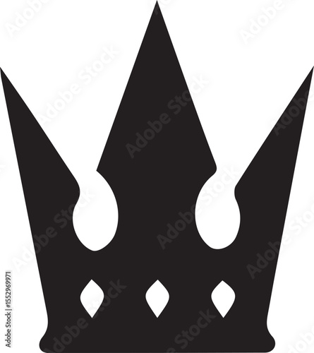 Crown Icon - Royal & Luxury Vector Collection (King, Queen, Tiara, Badge) - Empire Symbols for Logo & Branding