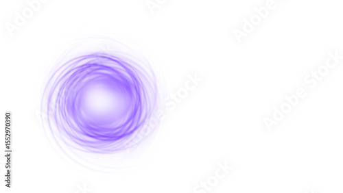 Abstract swirling purple energy orb with a bright core, ideal for mystical, futuristic, or digital concepts on a transparent background.

