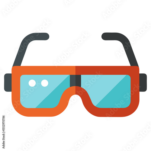 Smart Glasses icon on white background