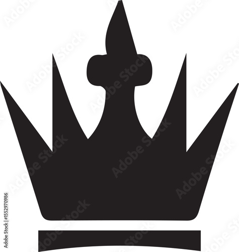 Crown Icon - Royal & Luxury Vector Collection (King, Queen, Tiara, Badge) - Empire Symbols for Logo & Branding