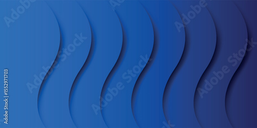 abstract dark blue background with smooth gradient curves and soft lighting, perfect for modern designs and digital presentations.
