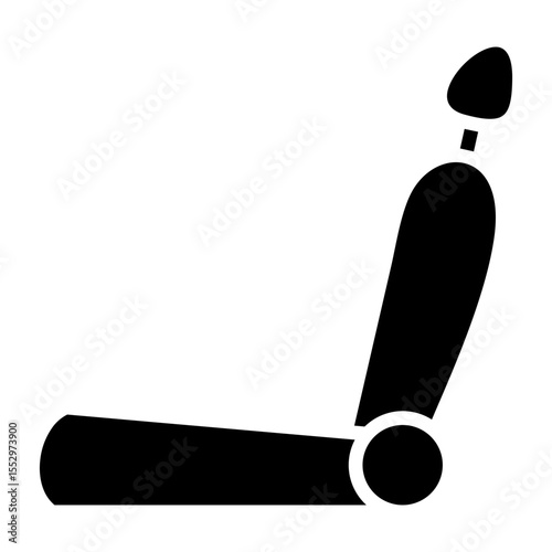 Car Seat Glyph Icon