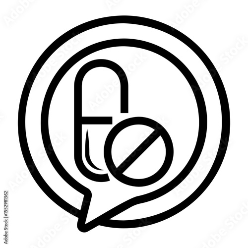 pin Line Icon