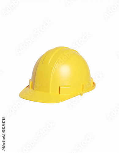 Yellow helmet construction equipment safety maintenance protection 3d icon mockup illustration.architect, contractor, engineer, hard, helmet, job, professional, protection, repair, safe, safety, site,