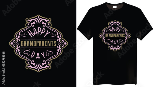 Happy Grandparents Day T-Shirt Design