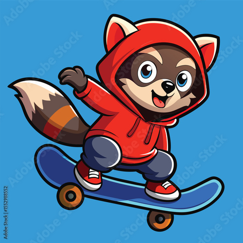 Rocket Raccoon Skater