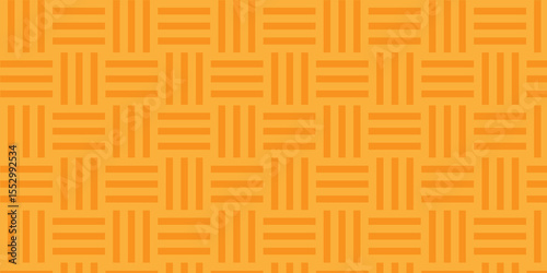 Minimal line Seamless geometric pattern with shapes. Decoration and maze ornament square wall tile.