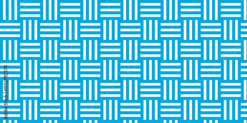 Minimal line Seamless geometric pattern with shapes. Decoration and maze ornament square wall tile.