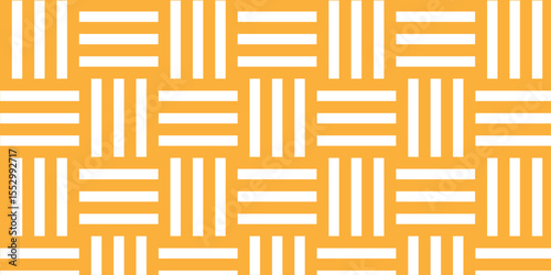 Minimal line Seamless geometric pattern with shapes. Decoration and maze ornament square wall tile.