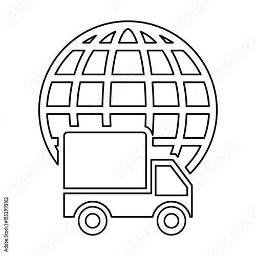 Worldwide Delivery Icon