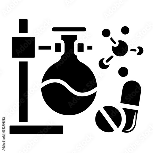 pharmaceutical Solid icon