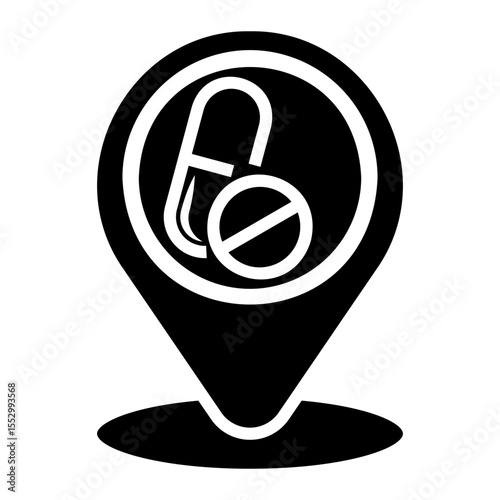 pin Solid icon