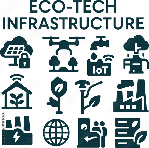 Smart Farming  AgriTech & Food Innovation Icons