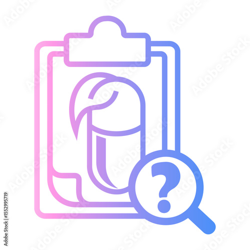 pharmaceutical Line Gradient Icon