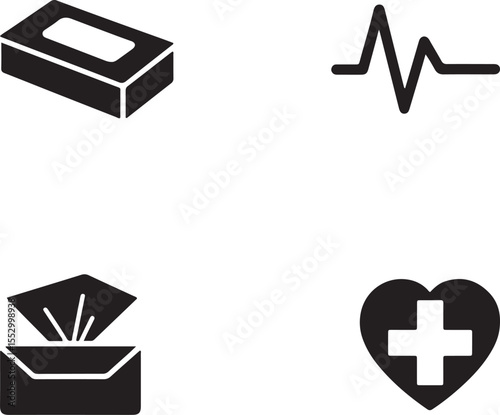 Essential Hygiene Icons for Health and Safety.