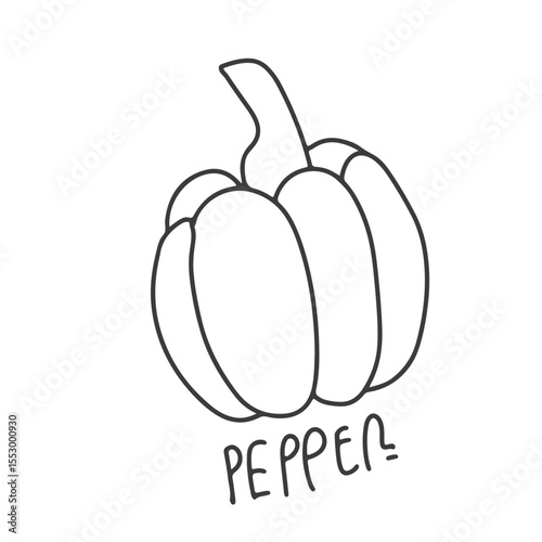 Coloring book for kids vegetables outline cartoon. preschool education