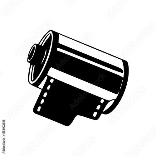 creative old-school film roll design