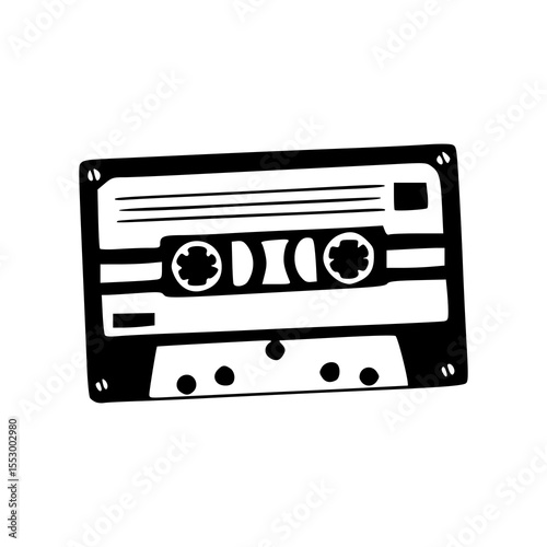 classic mixtape vector illustration