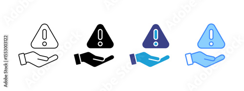 Risk Multipel Icon Set.