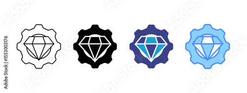 Asset Management Multipel Icon Set.