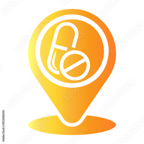 pin Gradient icon