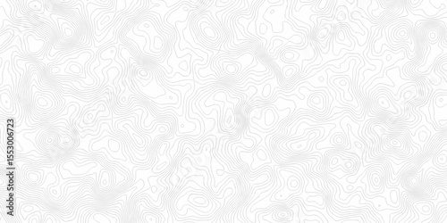 Contour abstract map relief land outline. Topographic map patterns. White wave paper curved reliefs abstract background. Background of the topography map. Abstract pattern with lines.	