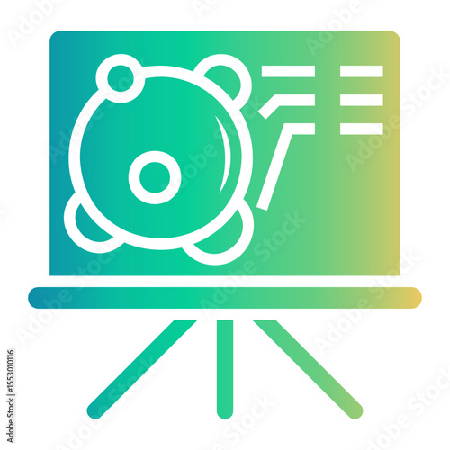 molecule Gradient icon