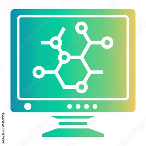 molecule Gradient icon