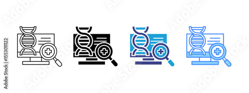 Biomedical Multipel Icon Set.