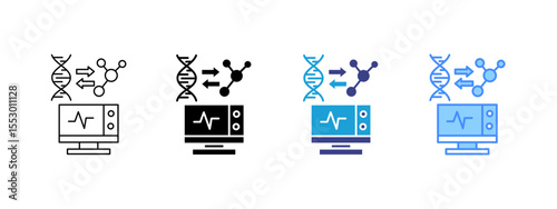 Bioelectronic Multipel Icon Set.